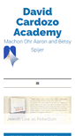 Mobile Screenshot of cardozoacademy.org